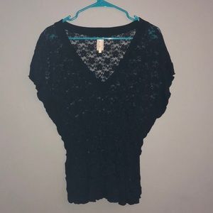 Black Lace Top